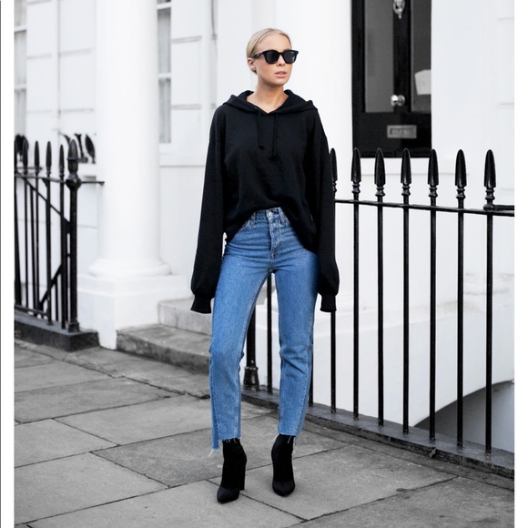 Nasty Gal Tops - Oversized Drawstring Hoodie